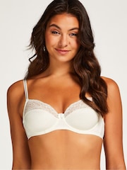 Blanco - Hunkemoller Blue Sophie Non-Padded Underwired Bra - Imagen 1 de 6