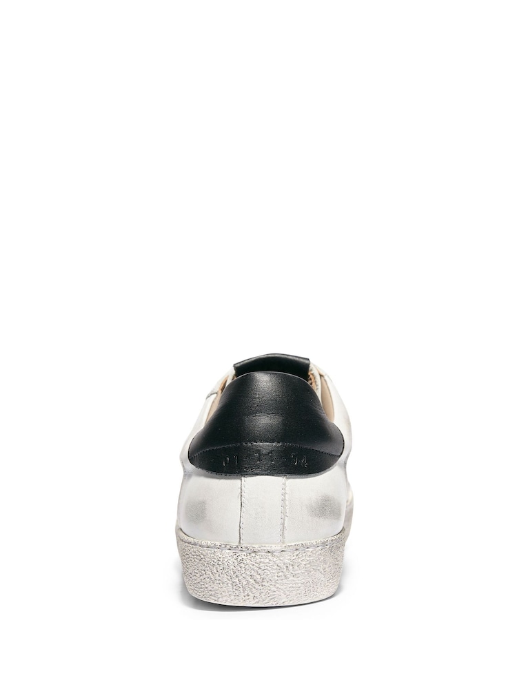 AllSaints White Sheer Low Top Lace-Up Cervo Shoes - Image 2 of 6