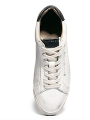 AllSaints White Sheer Low Top Lace-Up Cervo Shoes - Image 5 of 6