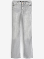 Grey Low Rise Stretch Flare Jeans - Image 1 of 1