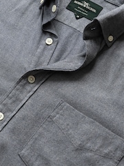 Rodd & Gunn Grey Barrhill Sports Fit Shirt - Image 6 of 6