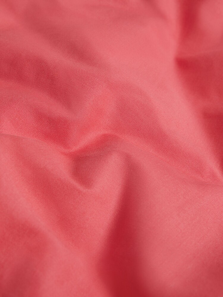 Pink Raspberry Cotton Rich Duvet Cover and Pillowcase Set - Image 4 of 4