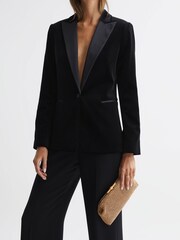 Reiss Peach Adaline Embellished Clutch Bag - Image 2 of 6