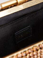 Reiss Peach Adaline Embellished Clutch Bag - Image 3 of 6