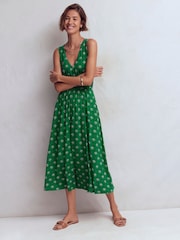 Verde - Boden Elodie Jersey Maxi Dress - Imagen 1 de 7