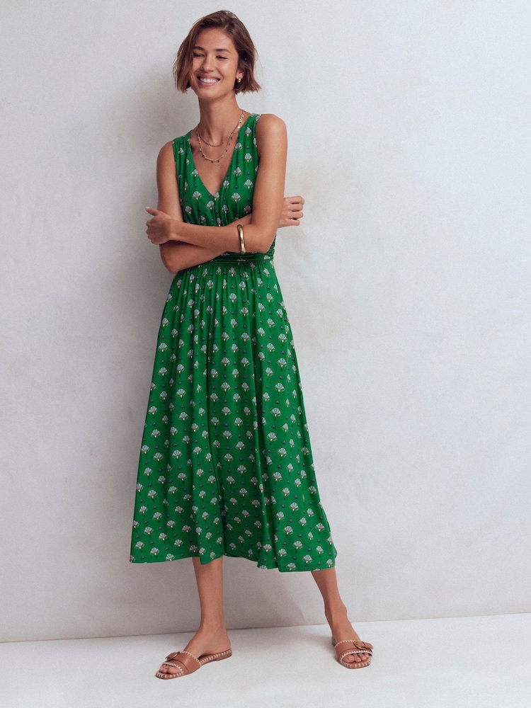 Verde - Boden Elodie Jersey Maxi Dress - Imagen 1 de 7