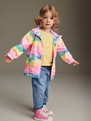 Rainbow Shower Resistant Printed Cagoule (3mths-7yrs) - Image 3 of 10