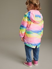 Rainbow Shower Resistant Printed Cagoule (3mths-7yrs) - Image 4 of 10