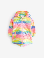 Rainbow Shower Resistant Printed Cagoule (3mths-7yrs) - Image 6 of 10