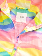 Rainbow Shower Resistant Printed Cagoule (3mths-7yrs) - Image 9 of 10
