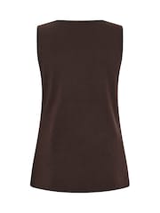 Evans Brown Knitted Waistcoat - Image 5 of 5