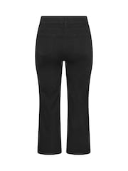 Evans Black Wide Leg Jeggings - Image 6 of 6