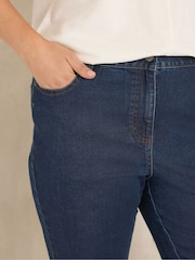 Evans Indigo Blue Bootcut Jeans - Image 4 of 6