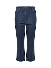 Evans Indigo Blue Bootcut Jeans - Image 5 of 6