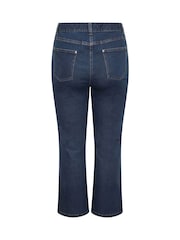 Evans Indigo Blue Bootcut Jeans - Image 6 of 6