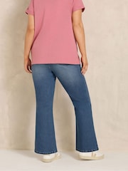 Evans Blue Bootcut Jeans - Image 2 of 6