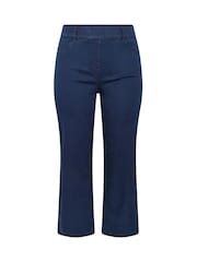Evans Indigo Blue Wide Leg Jeggings - Image 5 of 6