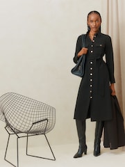 Hobbs Black Pricilla Dress - Image 1 of 1
