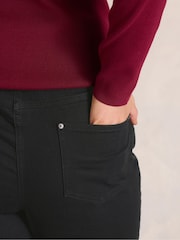 Evans Black Bootcut Jeans - Image 4 of 6