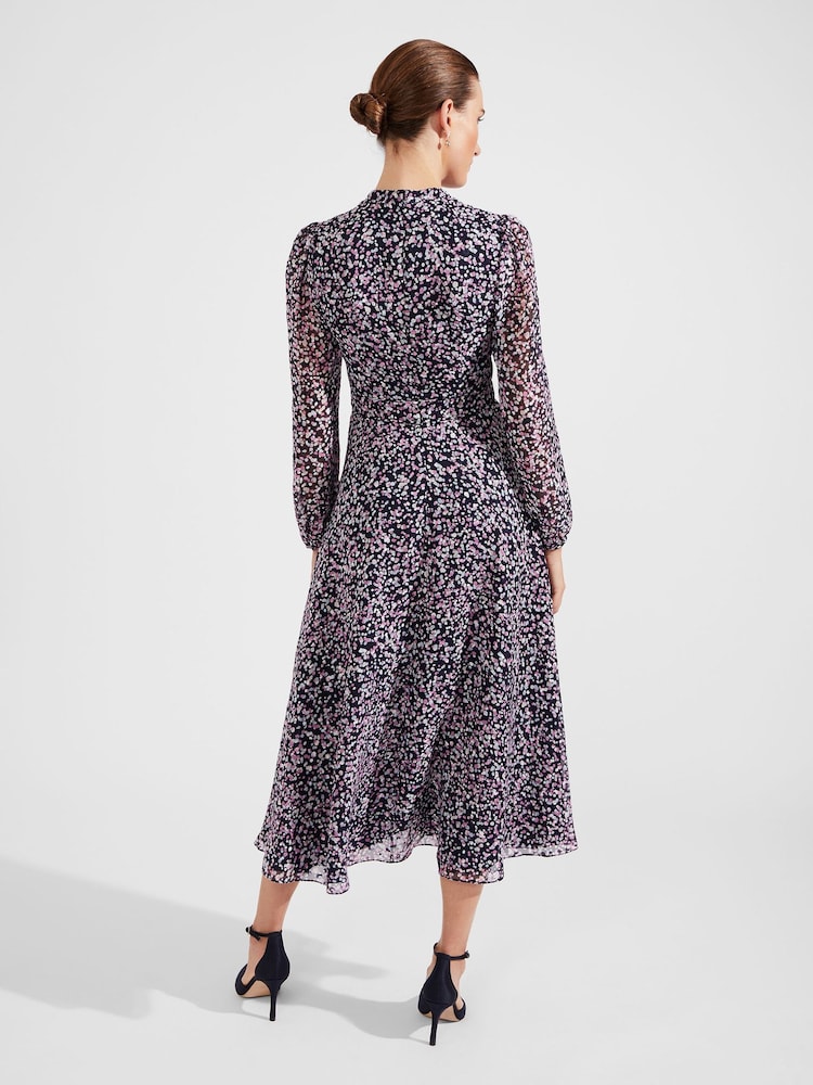 Hobbs Blue Petite Aurora Dress - Image 2 of 4