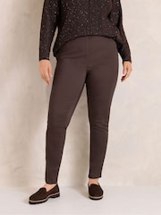 Evans Brown Skinny Jeggings - Image 1 of 6