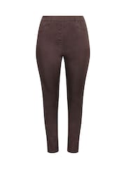 Evans Brown Skinny Jeggings - Image 5 of 6