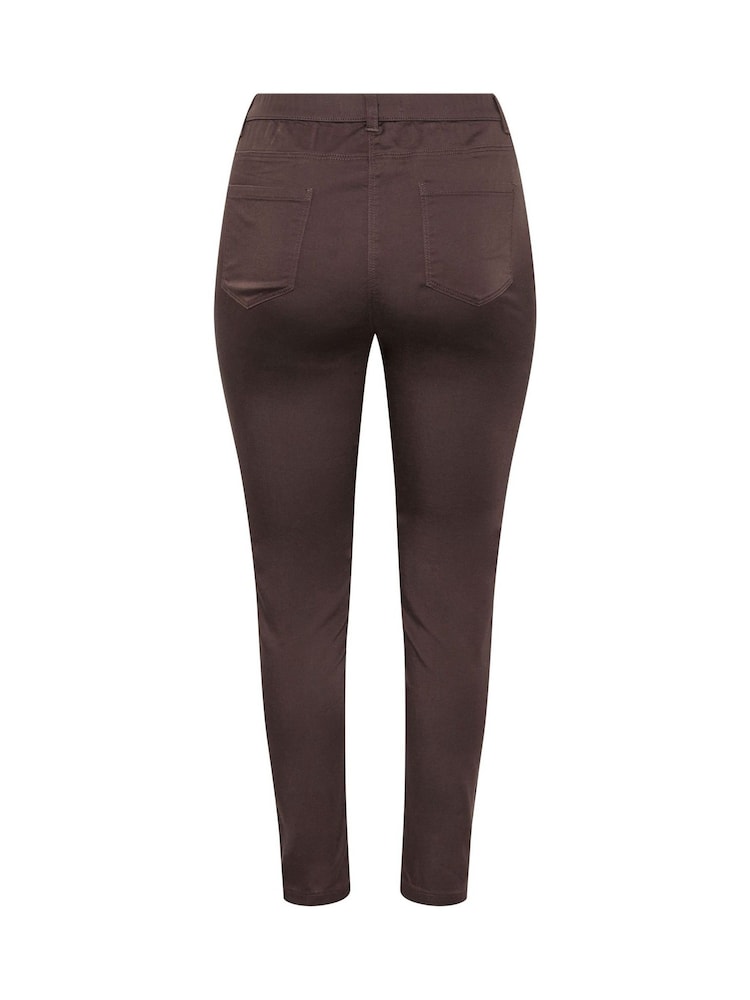 Evans Brown Skinny Jeggings - Image 6 of 6