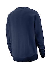 Nike Navy Club Crew Sweatshirt - Image 5 of 6