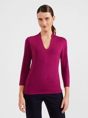 Hobbs Purple Aimee Top - Image 1 of 4