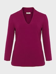 Hobbs Purple Aimee Top - Image 4 of 4