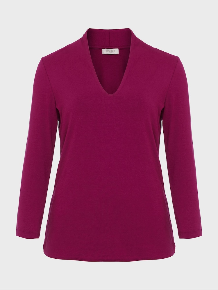 Hobbs Purple Aimee Top - Image 4 of 4