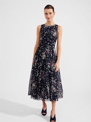 Hobbs Blue Floral Carly Dress - Image 1 of 4