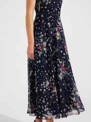 Hobbs Blue Floral Carly Dress - Image 3 of 4