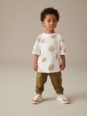 Зеленый хаки - Джинсы карго Comfort (3mths-7yrs) - Изображение 2 из 6