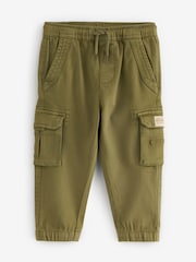 Зеленый хаки - Джинсы карго Comfort (3mths-7yrs) - Изображение 4 из 6