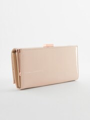 Nude Pink Patent Multi-Compartment Purse - Image 2 of 5