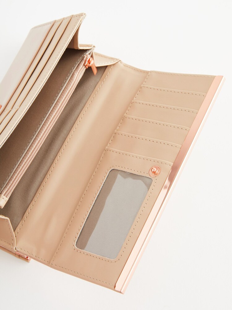 Nude Pink Patent Multi-Compartment Purse - Image 4 of 5