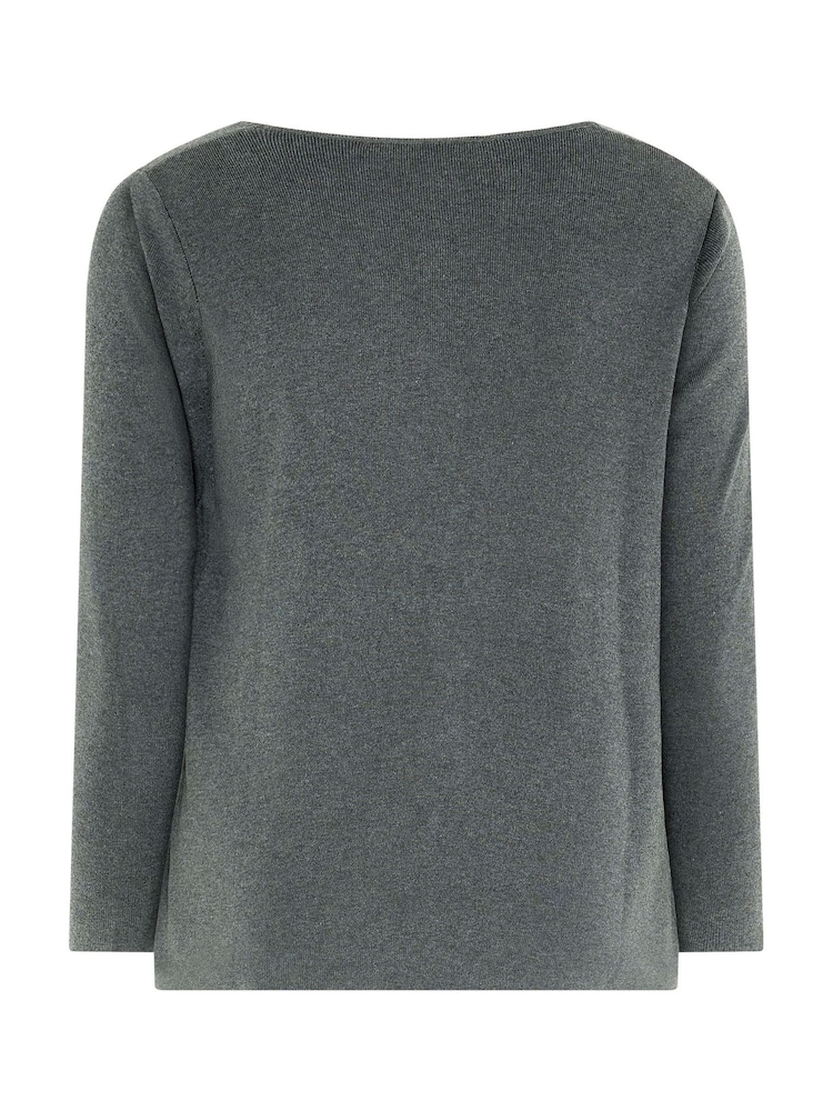 Evans Grey Premium Button Cardigan - Image 6 of 6 Evans Grey Premium Button Cardigan - Image 6 of 6