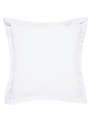 Bedeck of Belfast White Bob 600 Thread Count Egyptian Cotton Square Pillowcase - Image 2 of 2