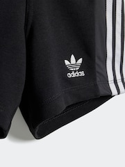adidas Black 100% Cotton Shorts T-Shirt Set - Image 5 of 7