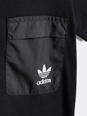 adidas Black 100% Cotton Shorts T-Shirt Set - Image 6 of 7