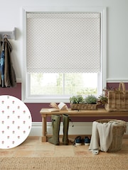 Laura Ashley Peony Pink Wood Violet Made to Measure 100% Cotton Roman Blinds - Image 1 of 6