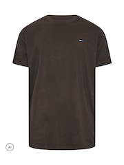 Marrón - Longitud total - Paquete de camisetas BadRhino Big & Tall Core 3 - Imagen 6 de 8