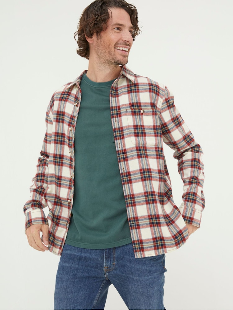 FatFace Red Bruton Check Shirt - Image 1 of 5