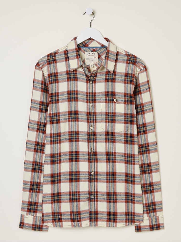 FatFace Red Bruton Check Shirt - Image 5 of 5