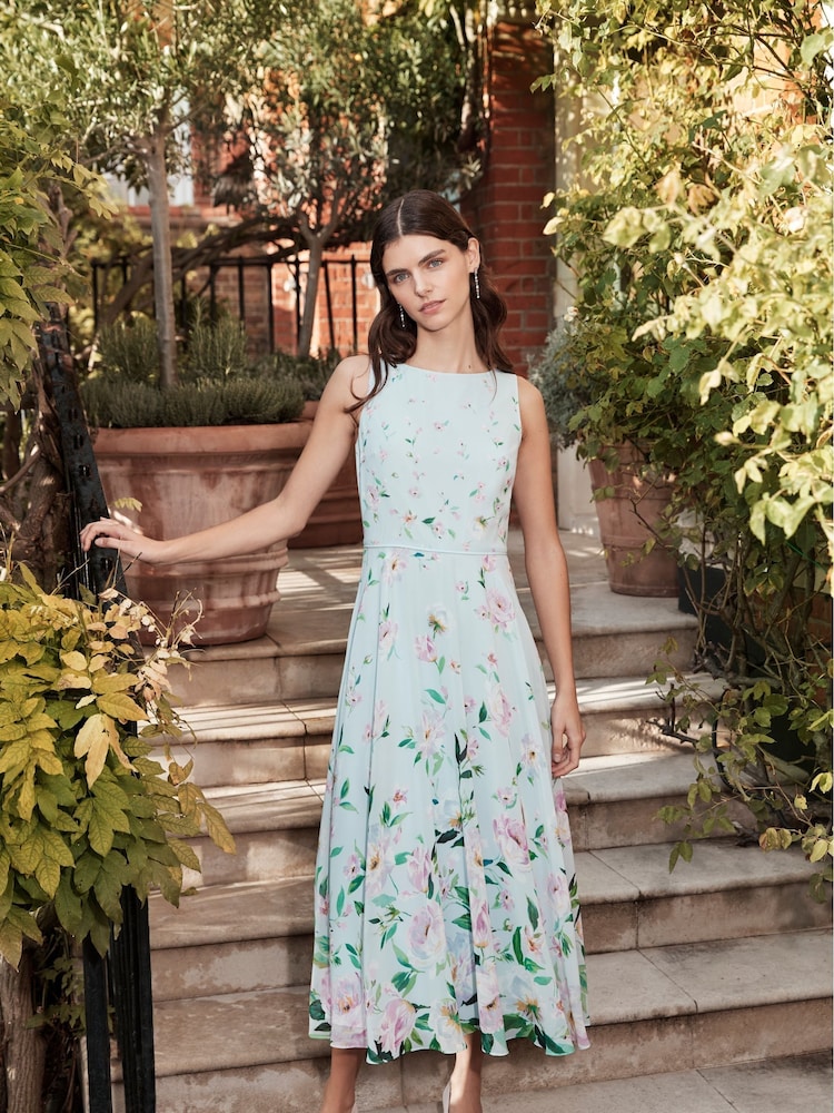 Hobbs Blue Carly Dress - Image 1 of 5
