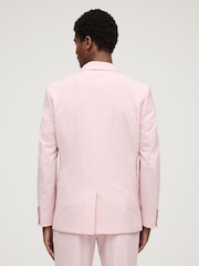 Pink Slim Fit Motionflex Stretch Suit Jacket - Image 2 of 11