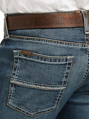 Ariat Slim Blue M8 Modern Tekstrech Sebastian Leg Jeans - Image 3 of 4
