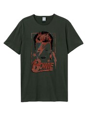 Amplified Grey David Bowie Aladdin Sane Anniversary T-Shirt - Image 1 of 1