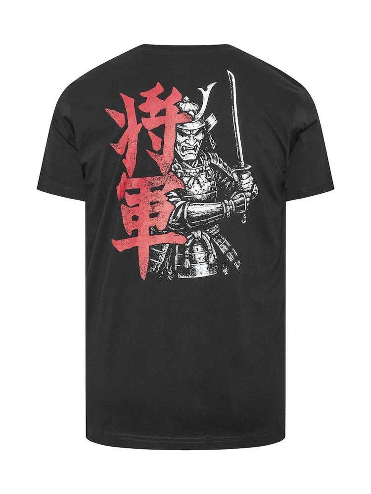 Crno - Standardno - Grafička majica BadRhino Big & Tall Shogun Samurai - Slika 7 od 7 Crno - Standardno - Grafička majica BadRhino Big & Tall Shogun Samurai - Slika 7 od 7
